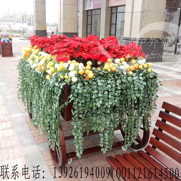 实木花箱花车园林景观花架 - 广东省 - 生产商 - 产品目录